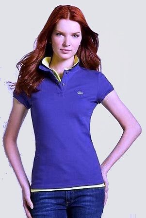 Lacoste short lapel T woman S-2XL-080